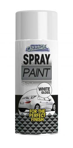 GLOSS WHITE CAR SPRAY PAINT 400ML