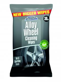 ALLOY WHEEL CLEANING BIODEGRADABLE WIPES 30PK