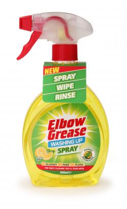 ELBOW GREASE WASHING UP LIQUID SPRAY 500ML