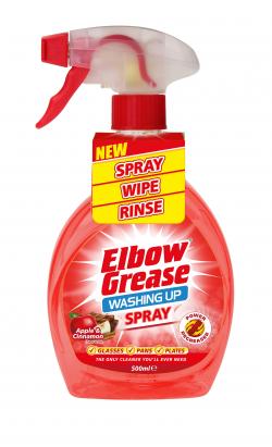 Elbow Grease Spray All-Purpose Rinse-Free Cleaning Spray Wash