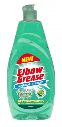 ELBOW GREASE EUCALYPTUS WASHING UP LIQUID  600ML