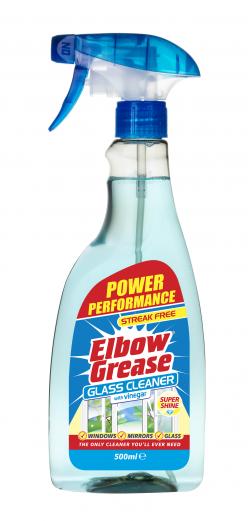 ELBOW GREASE GLASS CLEANER 500ML