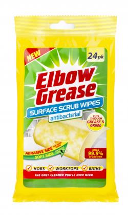 ELBOW GREASE SURFACE SCRUB WIPES 24PK