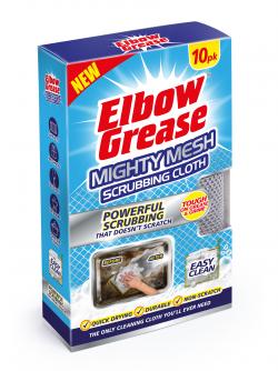 ELBOW GREASE MIGHTY MESH CLOTHS 10pk DISPLAY