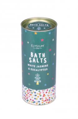 BATH SALTS TUBE 600G - WHITE JASMINE & EUCALYPTUS