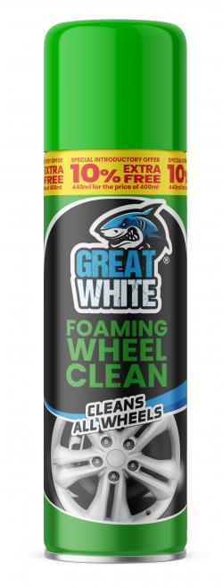 GREAT WHITE WHEEL CLEANER 440ML