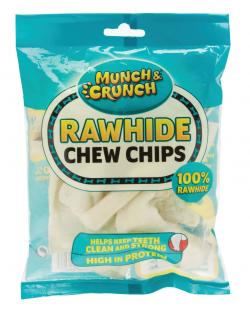RAWHIDE CHEW CHIPS (WH) 100g