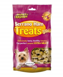 SERRANO HAM TREATS WITH TURKEY 175G