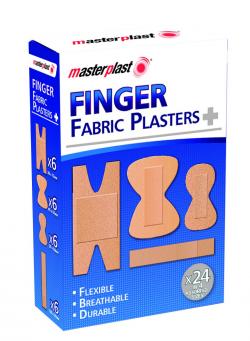 FABRIC FINGER PLASTERS 24pk