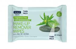 NUAGE MAKE UP REMOVER WIPES 2 X 20PK