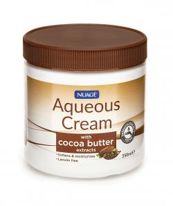 NUAGE AQUEOUS CREAM W COCOA BUTTER 350ML