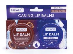 2PK TIN LIP BALMS - 1 X ORIG & 1 X COCOA BUTTER