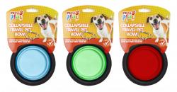 COLLAPSIBLE TRAVEL PET BOWL