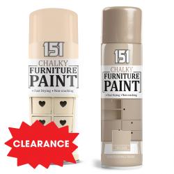 CHALK FINISH FRNTRE PAINT CLTD CRM & NAT HES 400ML