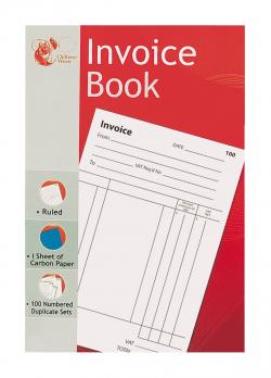 INVOICE BOOK - 1-80 PAGES