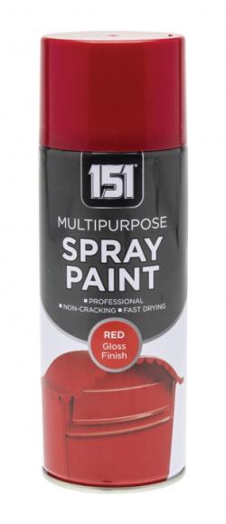 RED GLOSS SPRAY PAINT 400ML