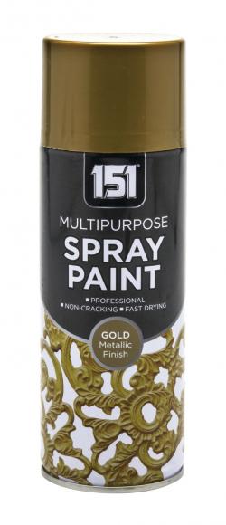 METALLIC GOLD SPRAY PAINT 400ML