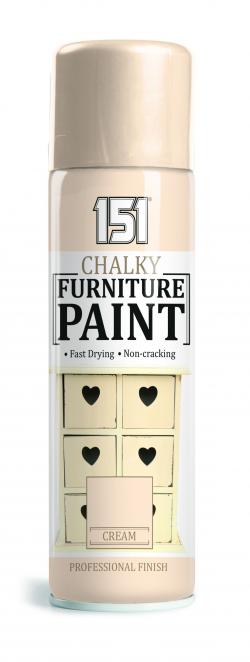 CHALKY FINISH FURNITURE PAINT CLOTTED CREAM 400ML