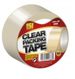 CLEAR PACKING TAPE 60mX48mmX0.045mm